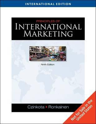Principles of International Marketing