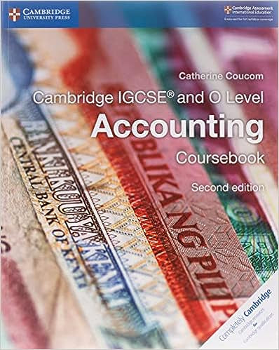 Cambridge IGCSE and O Level Accounting Coursebook