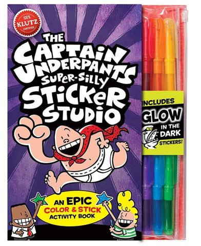 CAPTAIN UNDERPANTS SUPER-SILLY STICKER STUDIO