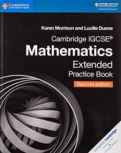 Cambridge IGCSE Mathematics Extended Practice Book