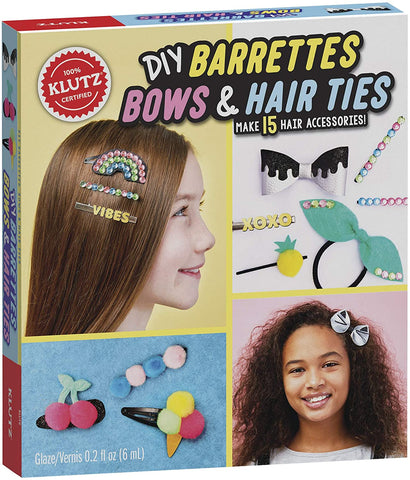 DIY Barrettes, Bows & Hair Ties