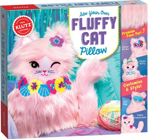 Klutz Sew Your Own Fluffy Cat Pillow