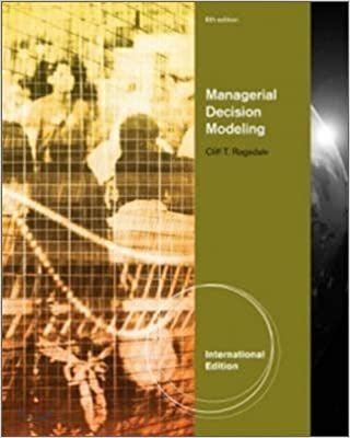 Managerial Decision Modeling