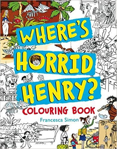 Where's Horrid Henry Colouring Book