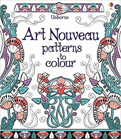 Art Nouveau Patterns to Colour