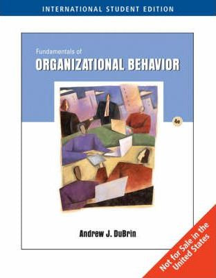 Fundaments of  Organizational  Behavior