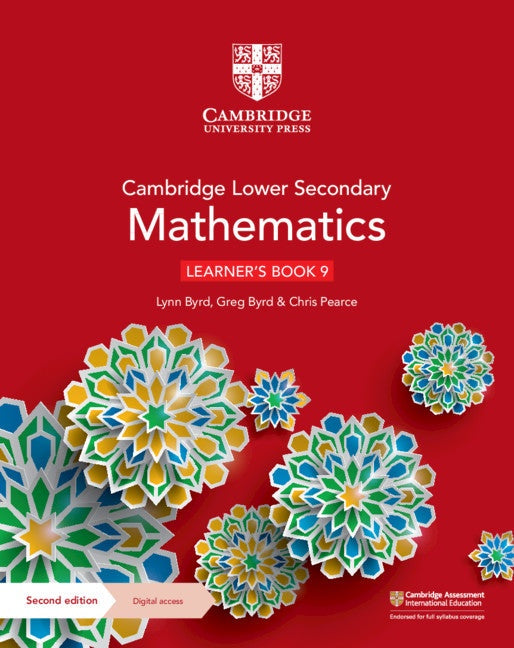 NEW Cambridge Lower Secondary Mathematics Learner’s Book with Digital Access Stage 9