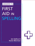 Answers to First Aid in Spelling