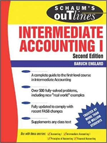 Schaum's Outline of Intermediate Accounting I, 2nd edition