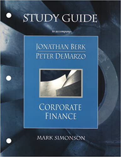 Study Guide Corporate Finance 1st edition