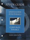 Study Guide Corporate Finance 1st edition